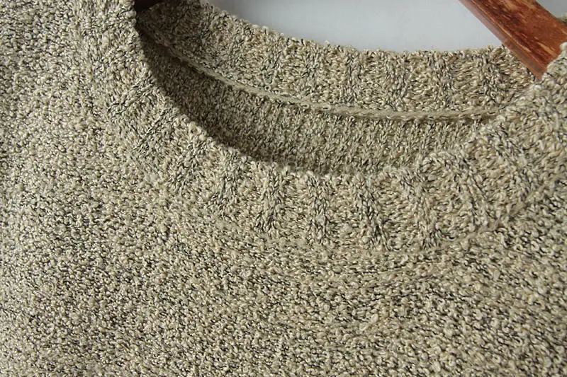 2015 New Winter Fashion Stylish Gold Hot Stamping Loose Long Sleeve Knitted Sweaters For Women Graduated Colors Pullovers | Женская