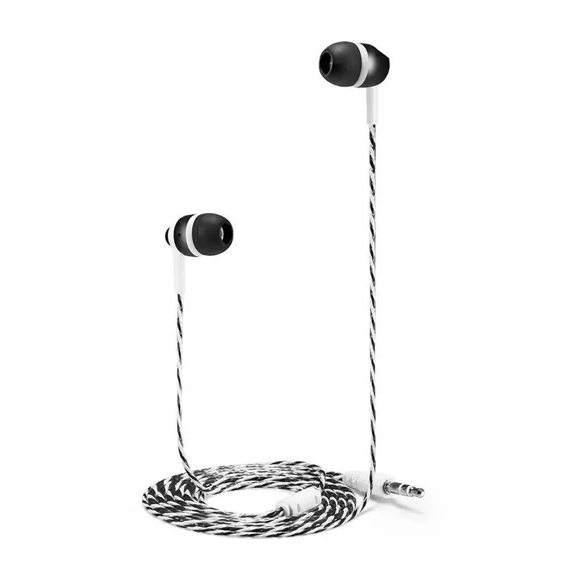 MP3/mp4 Roping стерео сабвуфер наушники в ухо Гарнитура вкладыши 1 м светоотражающие