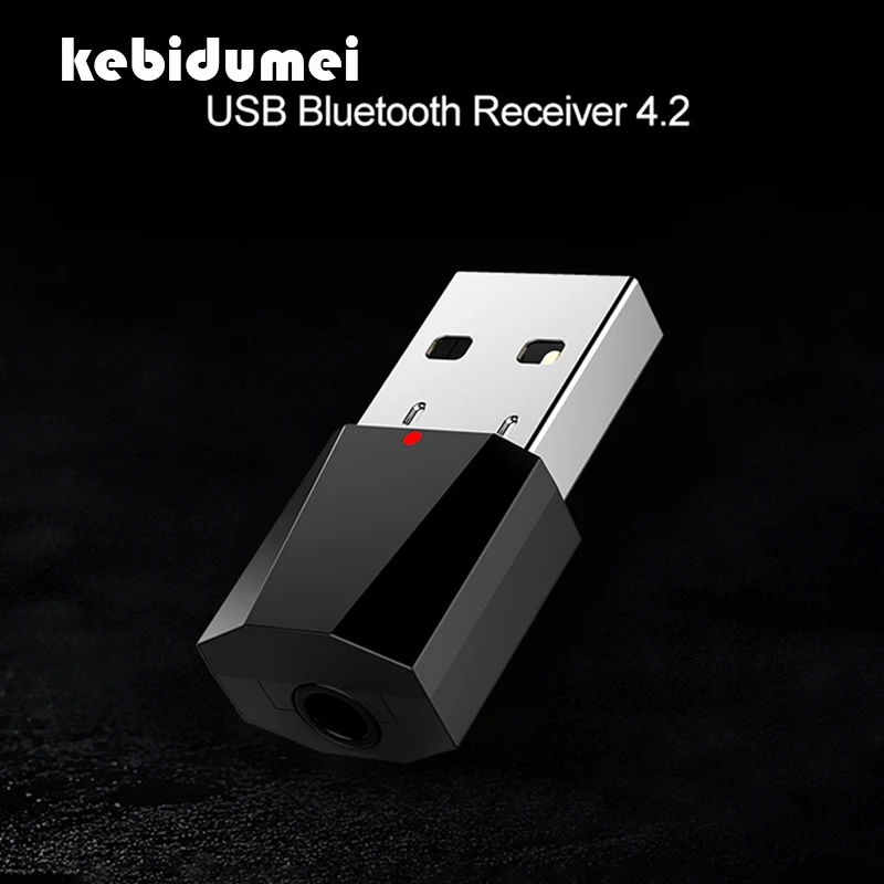 Kebidumei USB Bluetooth V4.2 аудио стерео приемник беспроводной гарнитуры bluetooth адаптер