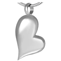 cremation jewelry heart shape memorial ashes keepsake necklace stainless steel pendant for women mom dad can engraving custom