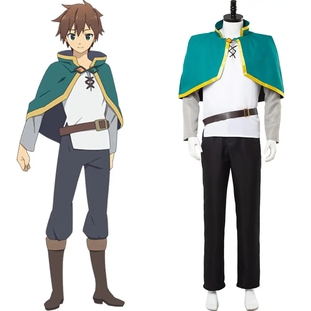 

KonoSuba благословение Бога на этот чудесный мир Косплей Satou Kazuma костюмированный наряд для взрослых костюм на Хэллоуин Карнавал на заказ