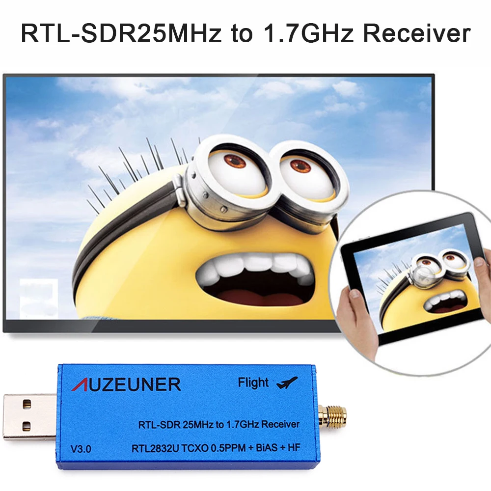 Новый USB2.0 RTL SDR RTL2832U R828 TCXO AM FM DSB USB Defined Radio Tunner приемник для windows PC|SmartTV-стики и