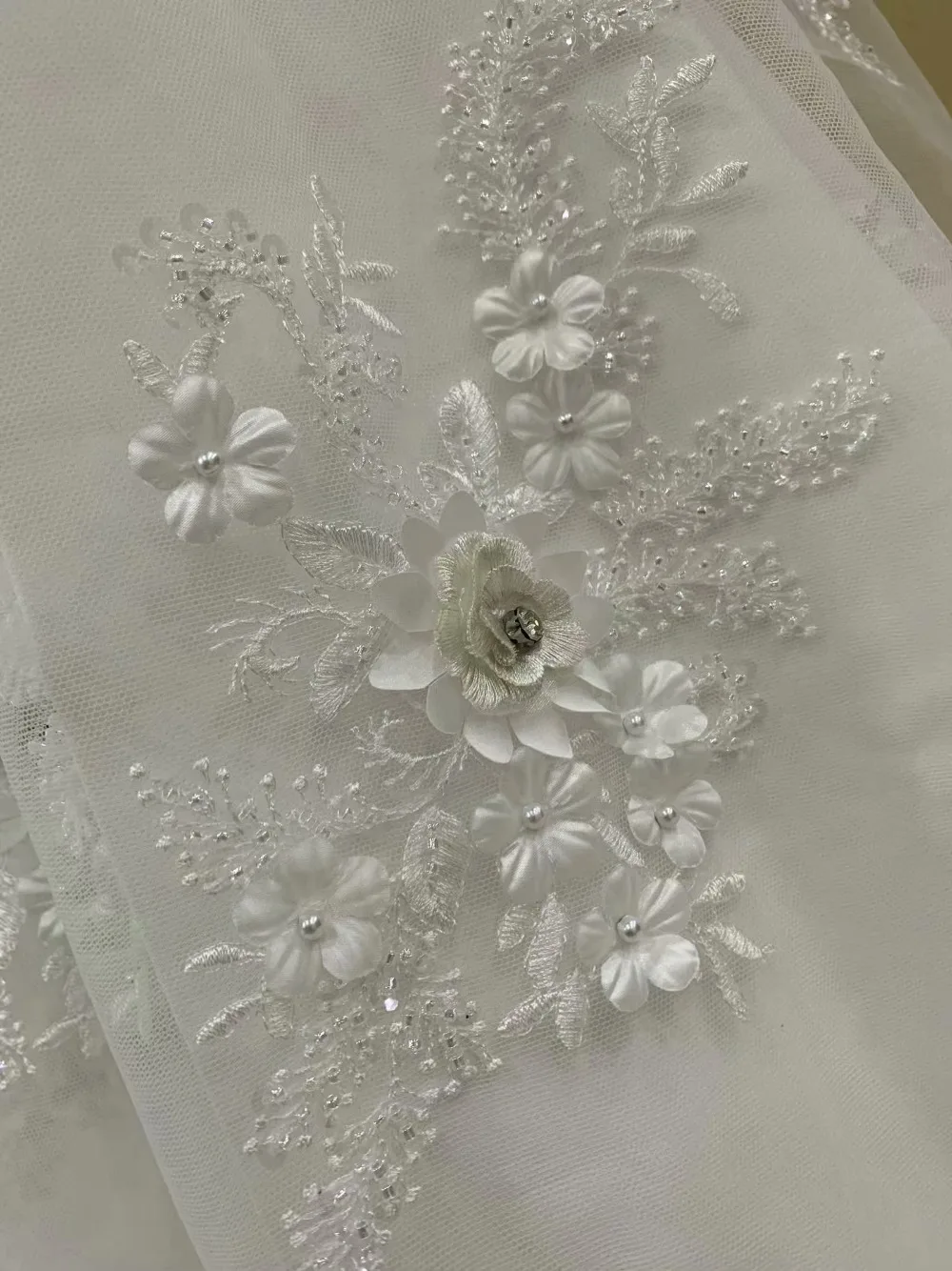 2019 Latest French Nigerian Laces Fabrics High Quality Tulle African Fabric Wedding Lace | Дом и сад