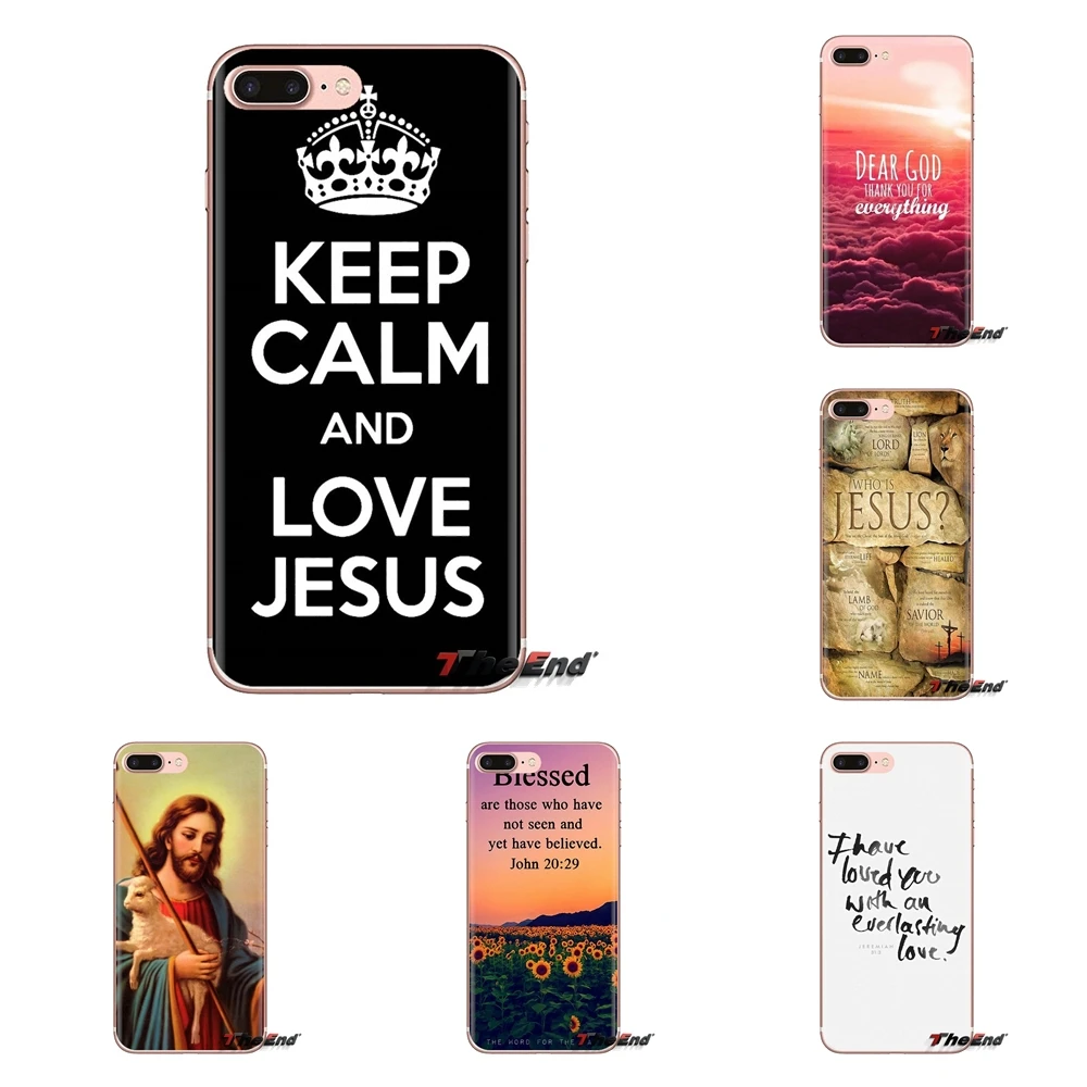 Transparent Soft Cases Covers Christ Jesus Bible Verse Cross For Huawei Mate Honor 4C 5C 5X 6X 7 7A 7C 8 9 10 8C 8X 20 Lite Pro |