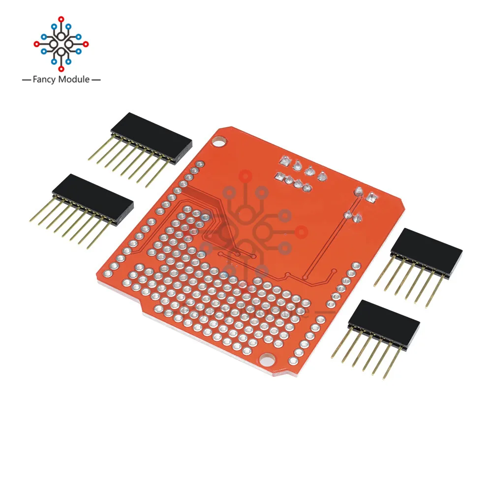 Плата драйвера шагового двигателя L298P 2A DC двухканальный экран для светодиодного