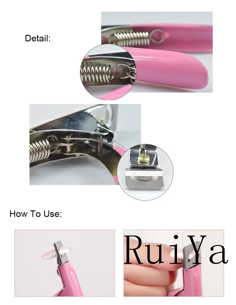 

1pcs Nail Art Edge Cutter False Nail Clippers Professional Stainless Art Tips Edge Cutters False Nail Clipper Tips Manicure Tool