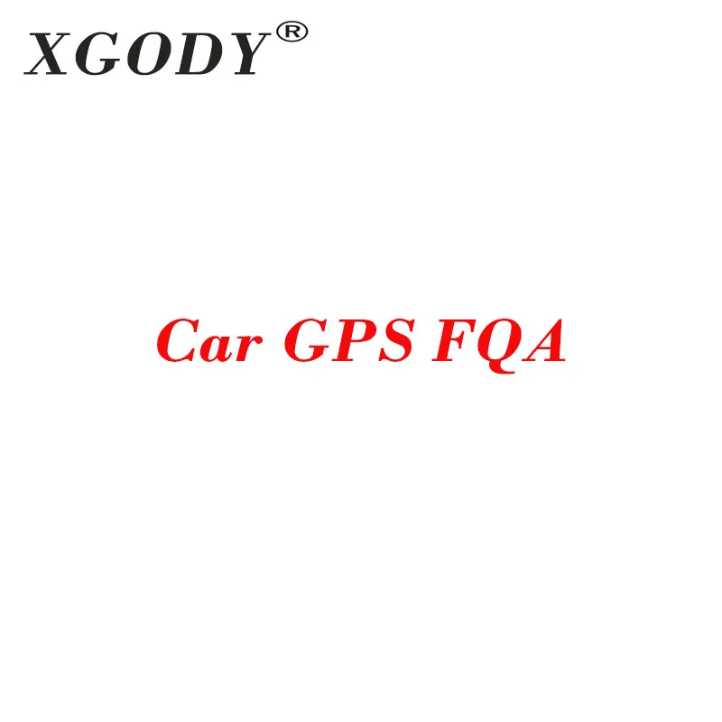 Автомобильный GPS-навигатор XGODY, вопросы и ответы