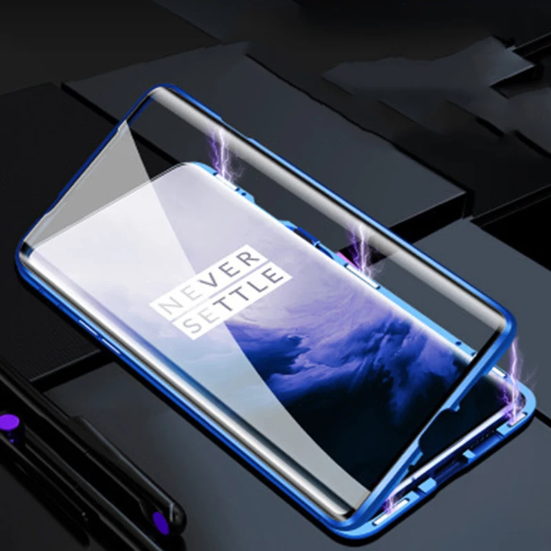 Magnetic Adsorption Phone Case For Xiaomi Redmi K20 Pro Magnet Metal Tempered Glass Cover mi 9T mi9T Cases |