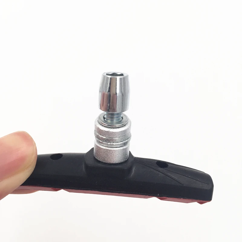 Горный Дорожный складной велосипедный тормоз колодки Велоспорт тормозной V-Brake Holder обувь Резиновые блоки прочный велосипедный аксессуары
