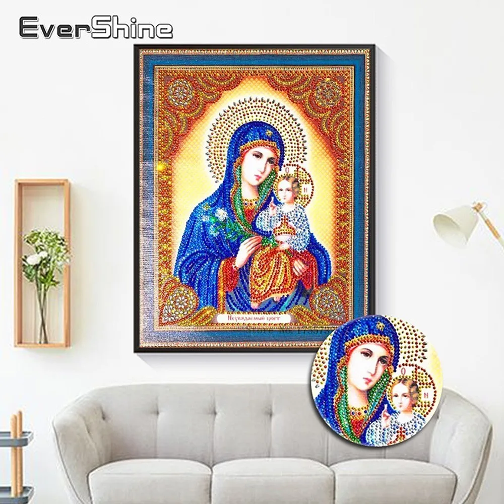 EverShine специальная форма алмазная вышивка религиозная искусственная мозаика