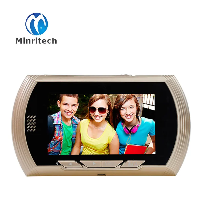 Фирменная Новинка 4.3 дюймов обнаружения движения дверной глазок HD ЖК дисплей