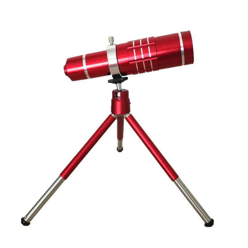 Универсальный красный 18X Оптический Телефон Объективы для фотокамер Telescope