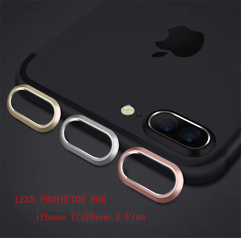 Кольцо бампер FFFAS для iphone 7 8 Plus X роскошное кольцо защиты объектива металлическая