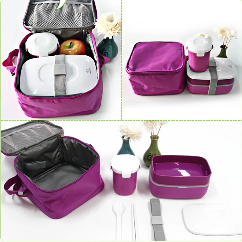 Высокое качество японский Bento Box Ланч-бокс Bento Lunchbox кружка для супа воды изолированная сумка-холодильник для ланча пищевой контейнер для микроволновой печи