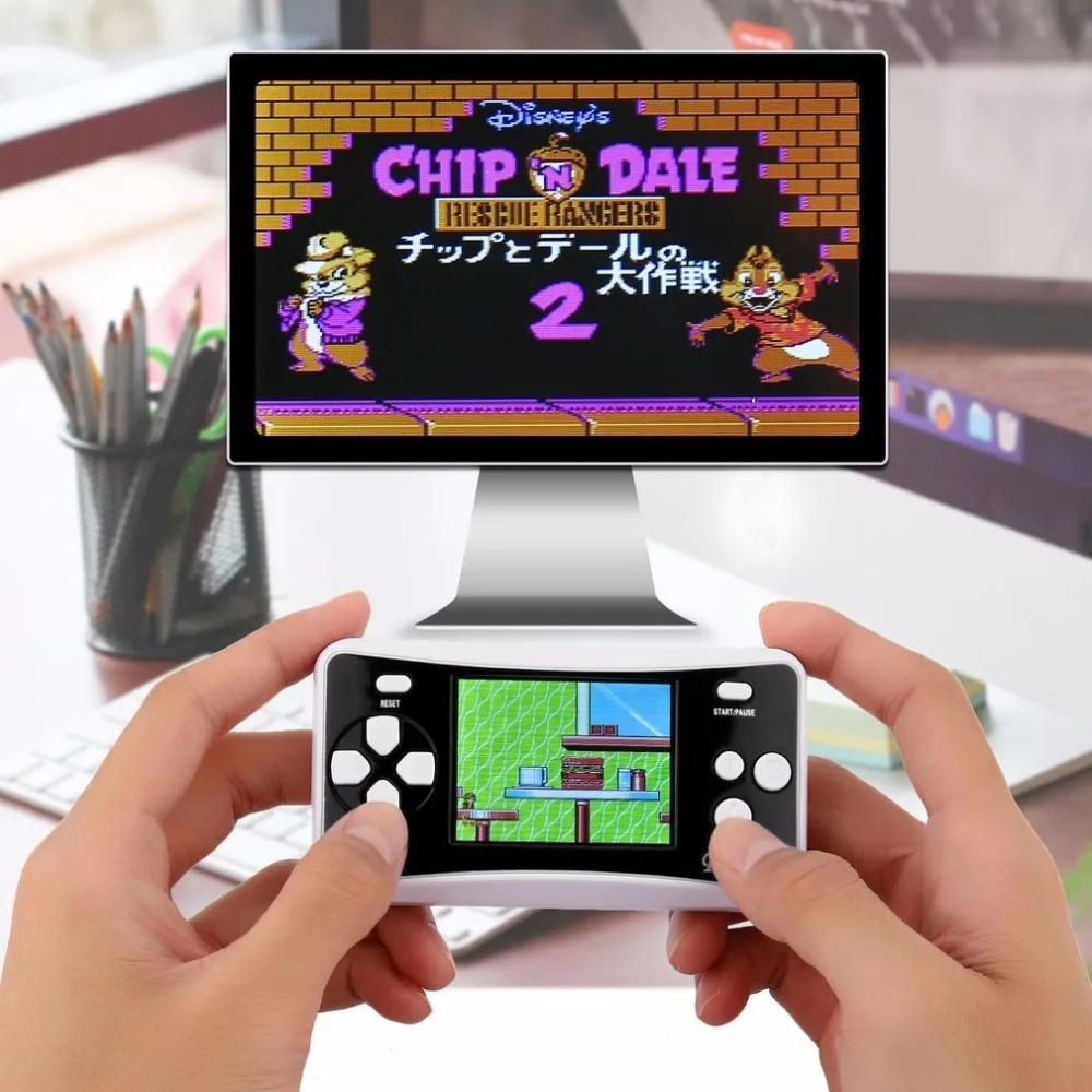 Классические портативные игровые консоли для аркадных игр 2 5 &quotЖК дисплей 8 бит