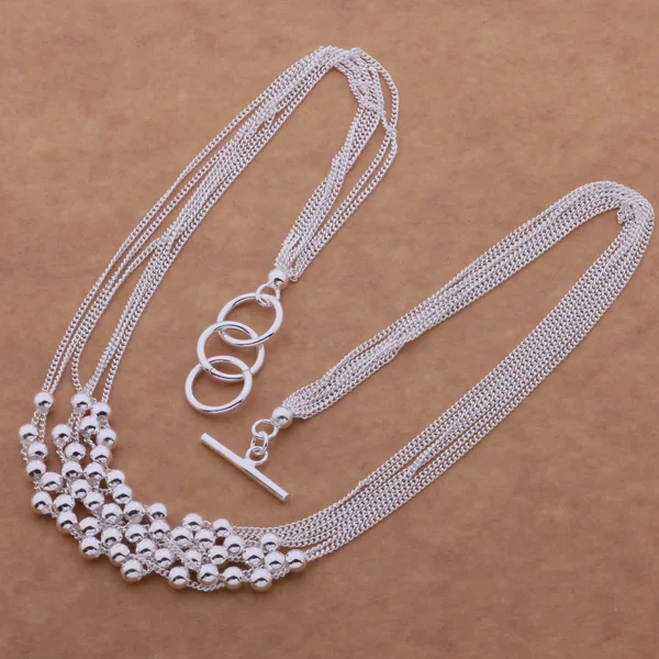 Женское Ожерелье с кулоном AN539 ювелирное изделие серебряного цвета|jewelry hanger|jewelry