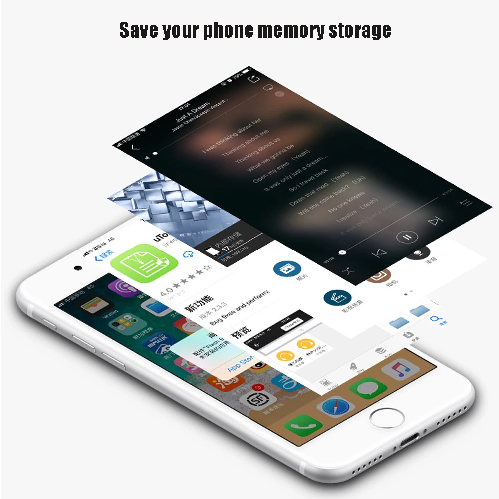 USB-флешка 128 ГБ 64 для iPhone флеш-память флешка OTG 16 мини-флеш-накопитель USB iOS iPad Android ПК