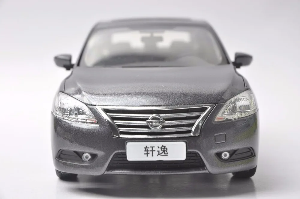 1:18 литья под давлением модель для Nissan Sylphy серый сплав игрушка автомобиль миниатюрная коллекция подарки Sentra