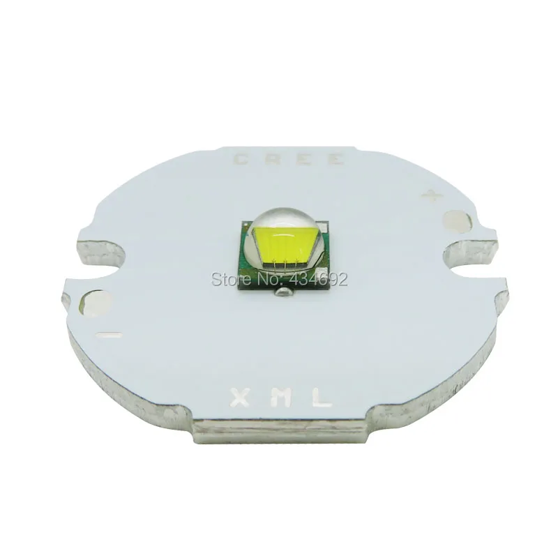 Cree XML XM L T6 белый 6000K 6500K 80CRI теплый 3000K 85CRI светодиодный эмиттер лампа на 25 мм/20 мм/16