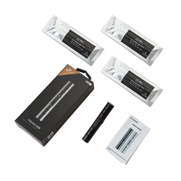 Black set Xiaomi Uildford автомобильный Ароматический диффузор освежитель воздуха металлический зажим авто вентиляционный ароматизатор ароматический шкаф Ароматерапия очиститель воздуха - Цвет: Black set