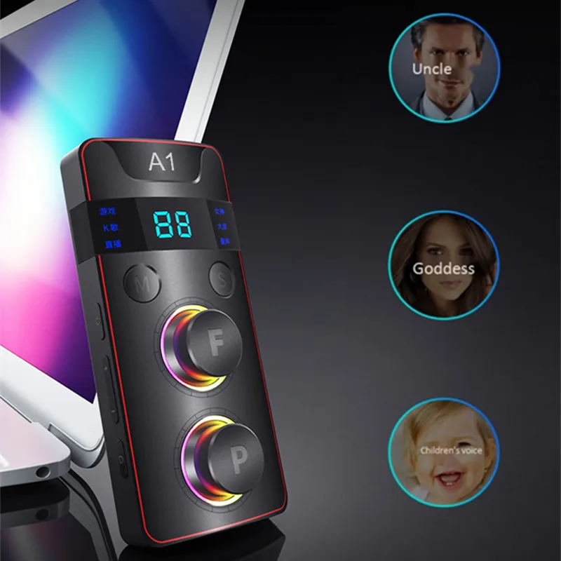 Универсальная звуковая карта, набор, мобильный телефон, bluetooth, компьютер, караоке, микрофон, K песня, посвященная Android iOS, аудио Кондиционер