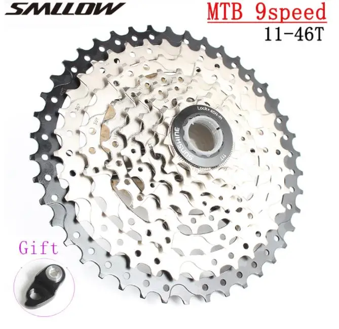 SUNSHINE-SZ MTB 9 скоростей 11-46T кассеты 9s звездочки 9v k7 соотношения совместимы с M430 M4000 M590