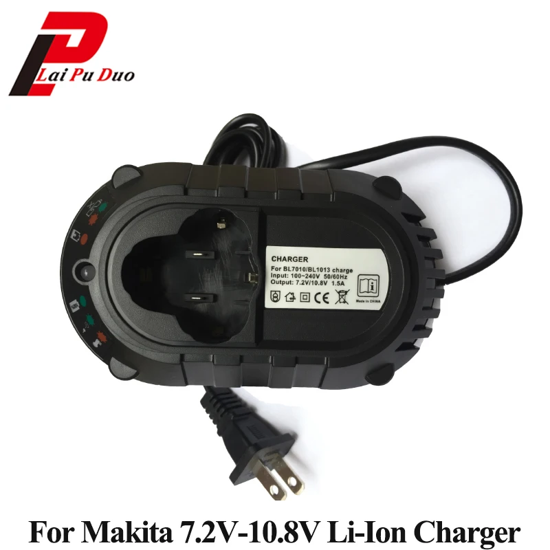 Сменное зарядное устройство для Makita BL1013 BL1014 BL7010 7 2 В 10 8 литий ионный аккумулятор