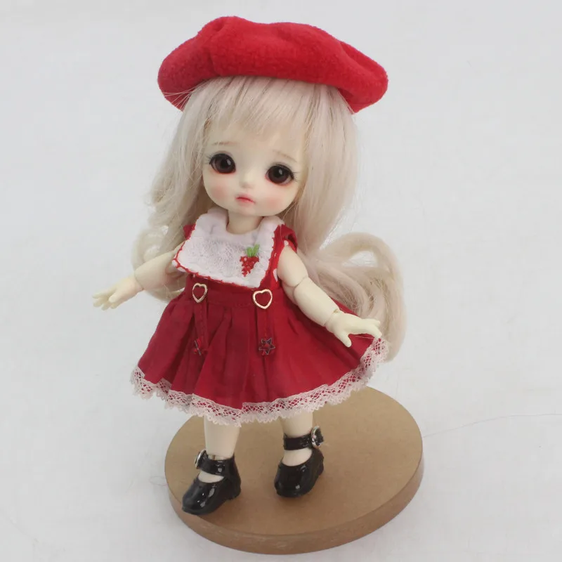 

Doll Hair Wigs High Quality Khaki Black Curly Wigs for 1/8 Dolls Wig Only