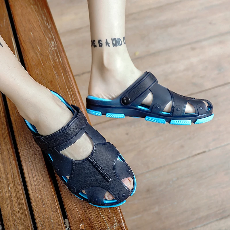 Men Shoes Summer Beach Sandals Outdoor Zapatillas Hombre Sapato Masculino Fashion Men's Slippers Soft Walking | Обувь
