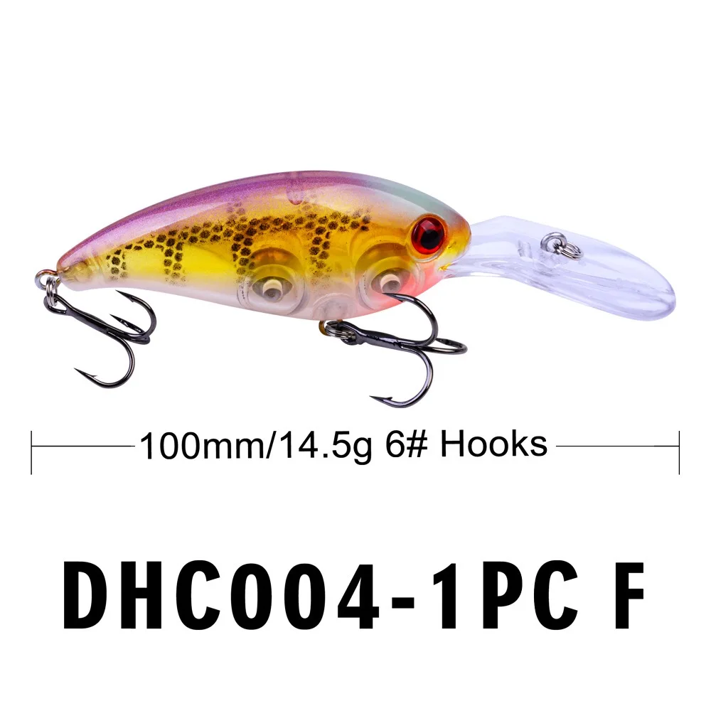 1 шт 10 см 14 5 gJapan мини Crankbait приманки рыболовные снасти Плавание рыбы искусственные