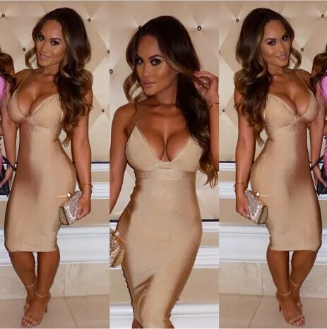 Горячая распродажа сексуальное платье с v-образным вырезом и открытой спиной