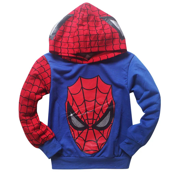 New Baby Boys Spring Autumn Spiderman Sports suit 2 pieces set Tracksuits Kids Clothing sets 100-150cm Casual clothes Coat+Pant |
