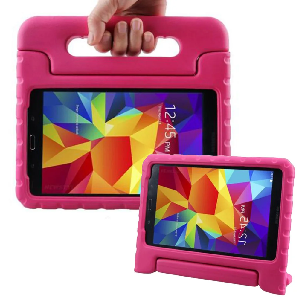 Дети EVA противоударный чехол для samsung GALAXY Tab E 9,6 дюймов SM-T560 T561 T565 T567V ручка для планшета подставка чехол для детей
