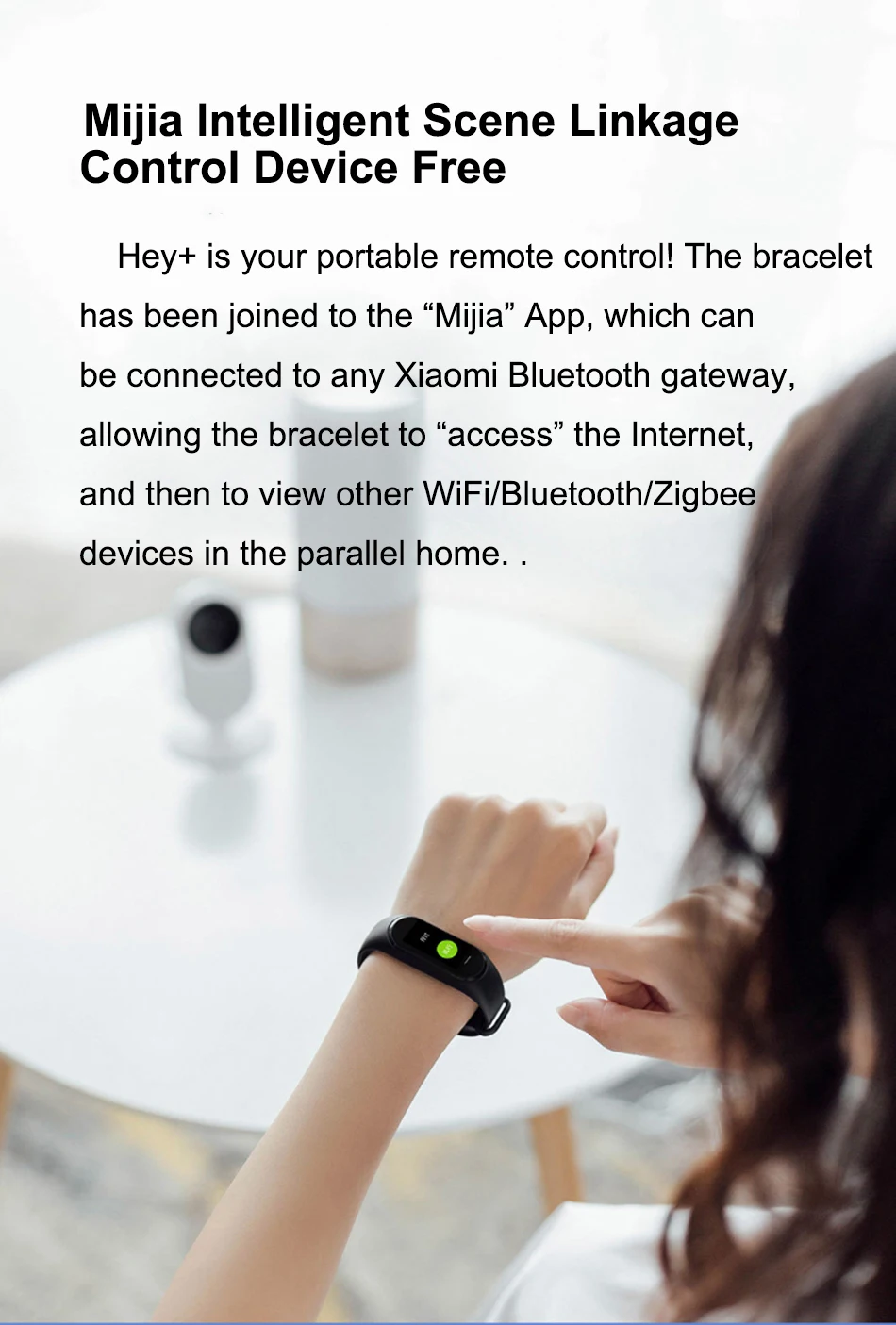 Xiaomi Hey Plus Smartband копировальная машина 0,95 дюймов AMOLED цветной экран встроенный многофункциональный NFC монитор сердечного ритма Hey+ Band