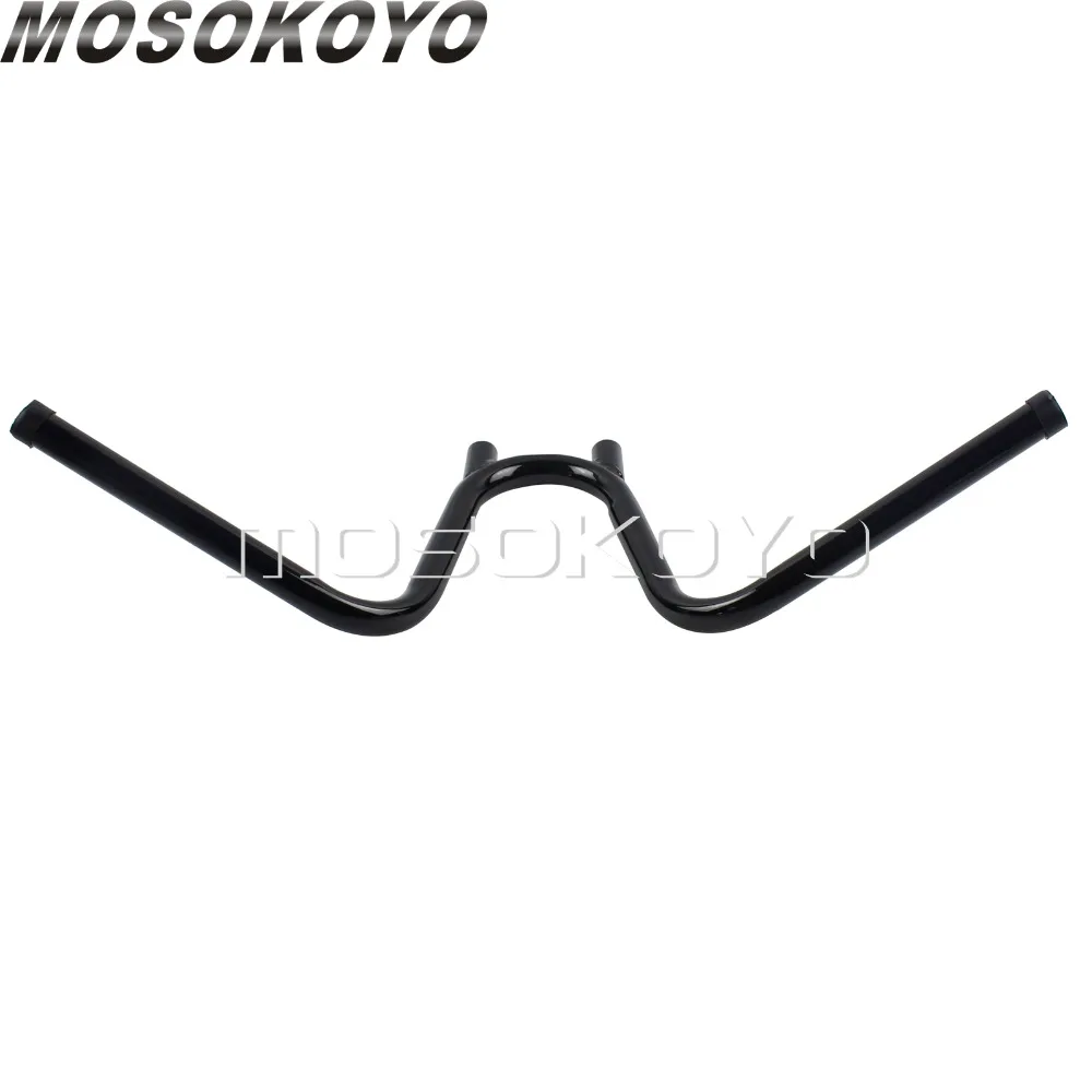 " Руль 9,5" Rise U-Bend Bootlegger ручка бар 25 мм для Harley Chopper Bobber Sportster Yamaha XS650 TX650