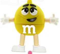 Usb 2.0 Usb флеш-накопитель с рисунком шоколада M& M, флеш-карта памяти, флеш-накопитель 32 ГБ, Usb флешка 64 ГБ, флешка 128 ГБ 16 ГБ 8 ГБ, флеш-накопитель, лучший подарок - Цвет: Usb 2.0