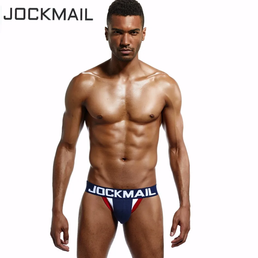 JOCKMAIL Brand Mens Jock Straps Briefs Underwear Bikini Cotton Men Jockstraps Gay Penis Pouch Thong G Strings Backless Buttocks |