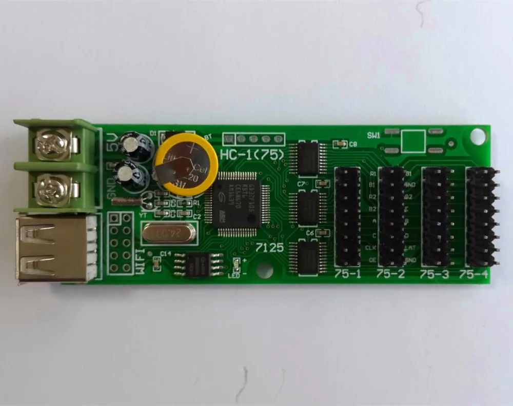 Синьи XY UA HC 1 Поддержка карт флеш накопителей USB Порты и разъёмы RGB hub75 полный Цвет
