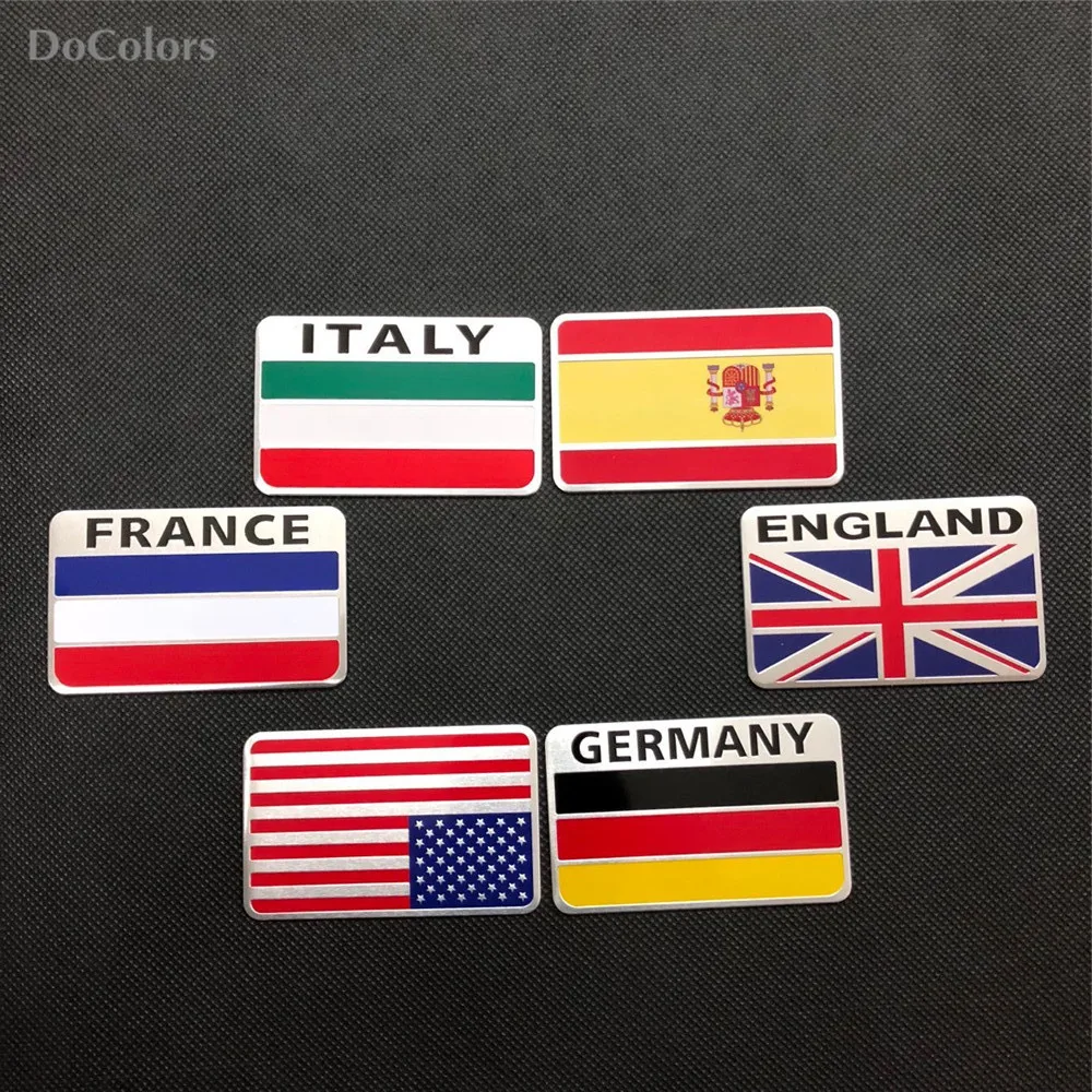 DoColors 3D Aluminum car National Flag stickers case For Mini One Cooper R50 R52 R53 R55 R56 R60 R61 PACEMAN COUNTRYMAN CLUBMAN |