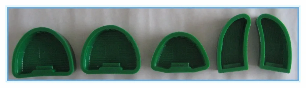 

Dental Plaster Model Base Moulds with Stripe,5Pcs/Kit,Dental Lab material