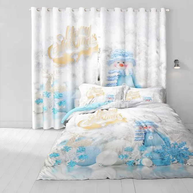 Очаровательные атласные комплекты пододеяльников из 3 предметов с принтом