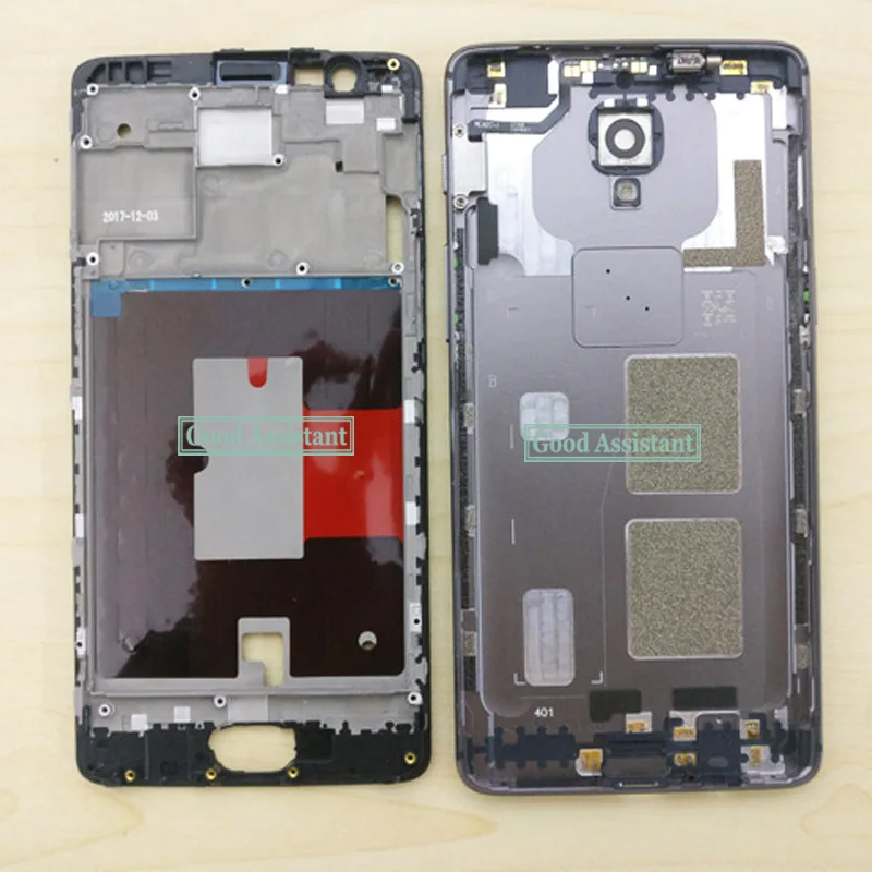 Для Oneplus 3 3T 1 + знака после A3000 a3003 A3010 Корпус Батарея задняя крышка мобильный