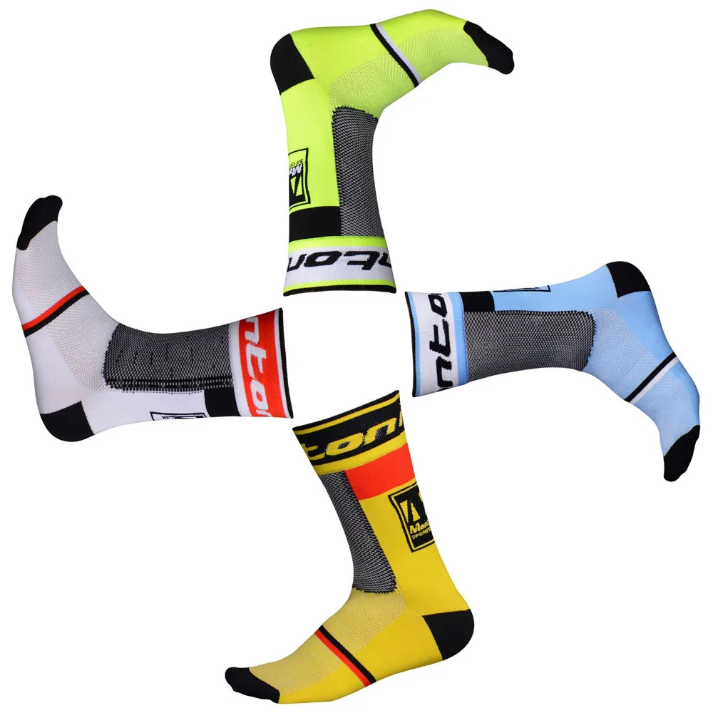 Новинка мужские носки для велоспорта обувь езды на велосипеде четыре цвета чулки