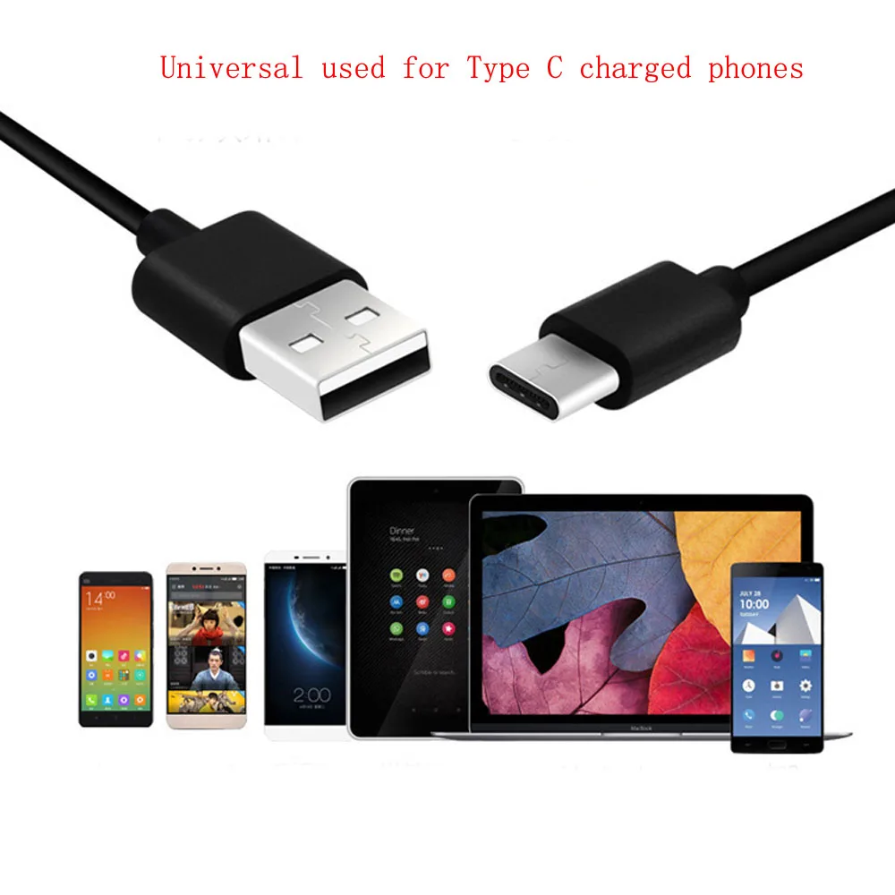 USB Type C кабель 2.0A Быстрая зарядка для смартфонов Android передача данных