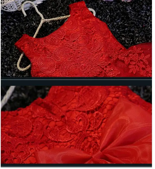 Для девочек торжественное платье 2018 цветок Свадебные платья детское газовое