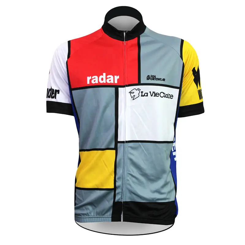 Новые Мужские Велоспорт Джерси Удобная Велосипед/Велосипед Рубашка Радар Чужой