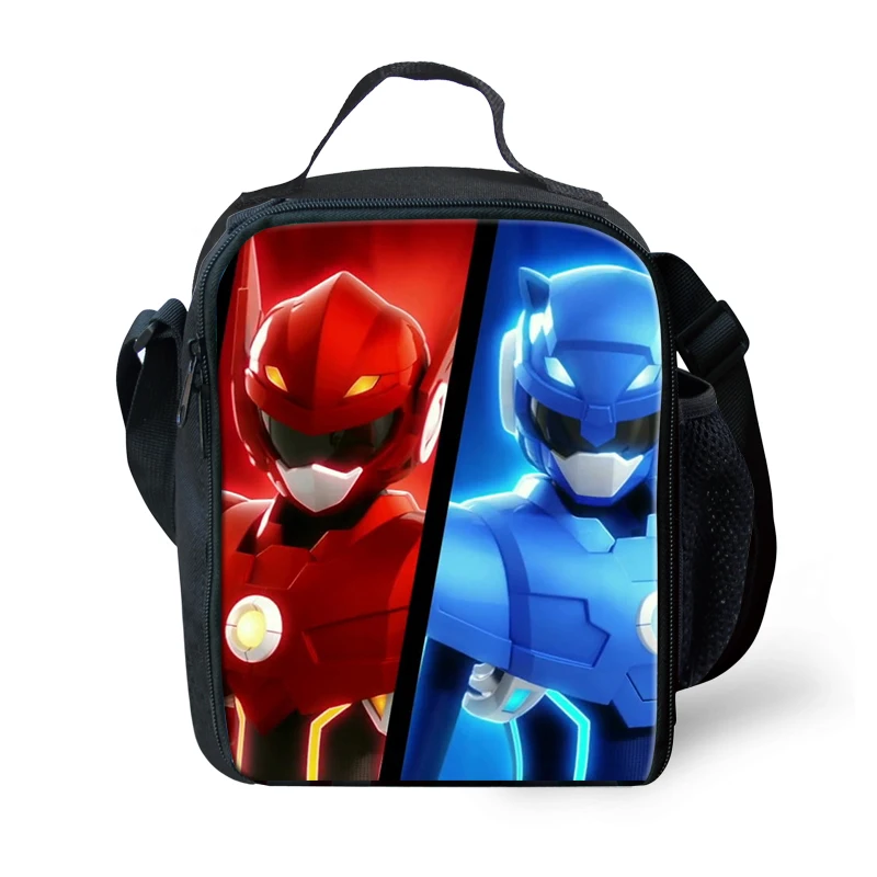 Сумка для ланча с мультипликационным принтом миньфорс детская изолированная