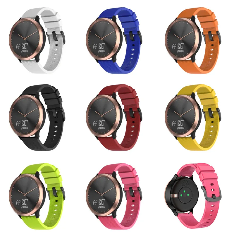 Сменный силиконовый ремешок для наручных часов Garmin Vivomove HR|Смарт-аксессуары| |