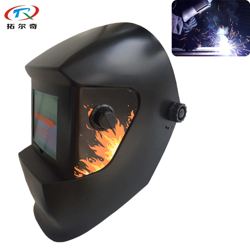 

Сварочная маска с автоматическим затемнением, сварочное оборудование, электросварочная маска TIG MIG MMA TRQ, на солнечной батарее