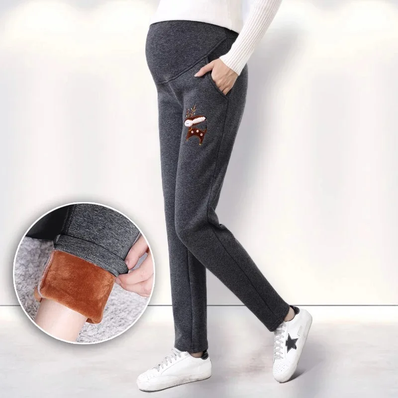 Лидер продаж 2020 высококачественные хлопковые брюки для беременных подходят под